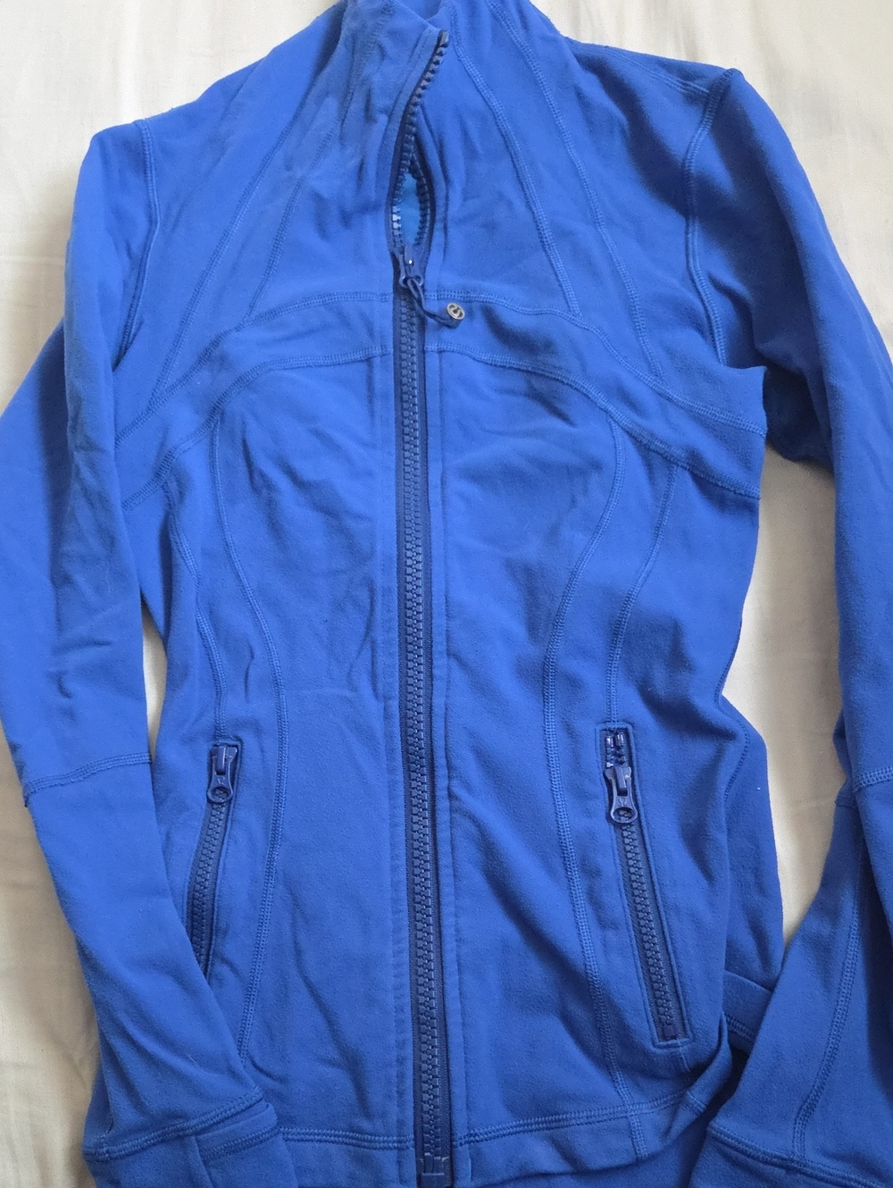 lululemon athletica Women's Royal Blue Full-Zip Utility Jacket
